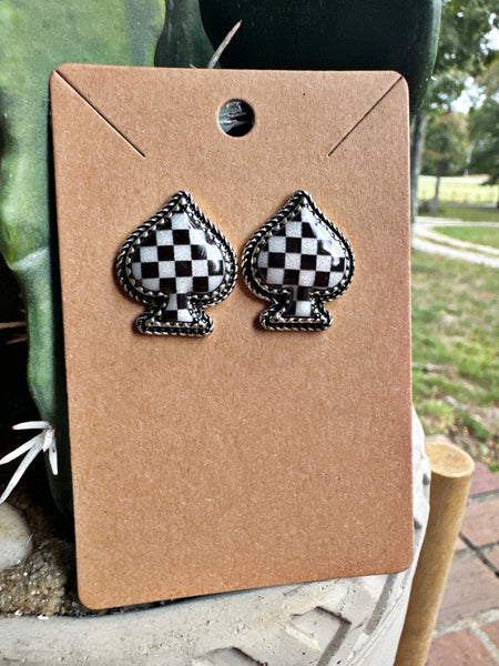 Spade Earrings