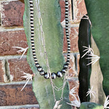 Layered Bolt Necklace