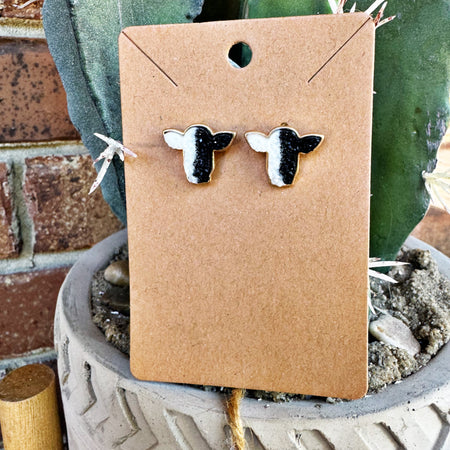 Cowgirl Bow Stud Earrings