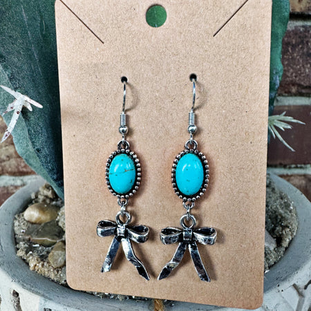 Rhinestone Howdy Earrings