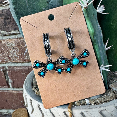 Rhinestone Howdy Earrings