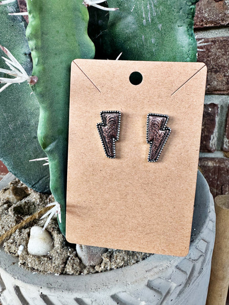 Rhinestone Howdy Earrings