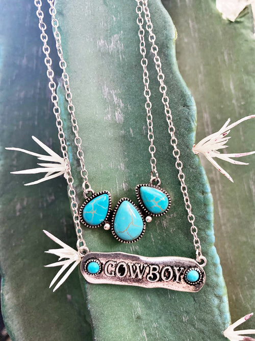 Cowboy Necklace Set