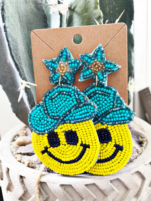 Howdy Smiley Earrings