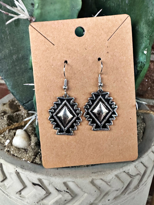 Aztec Dangle Earrings