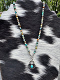 Beaded Lock Necklace