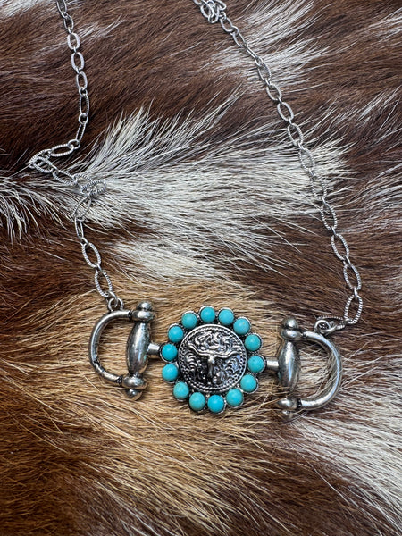 Western Turquoise Star Necklace