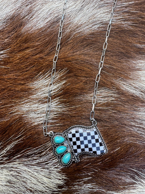 Victory Lap Western Necklace