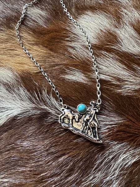 Cowboy Lasso Necklace