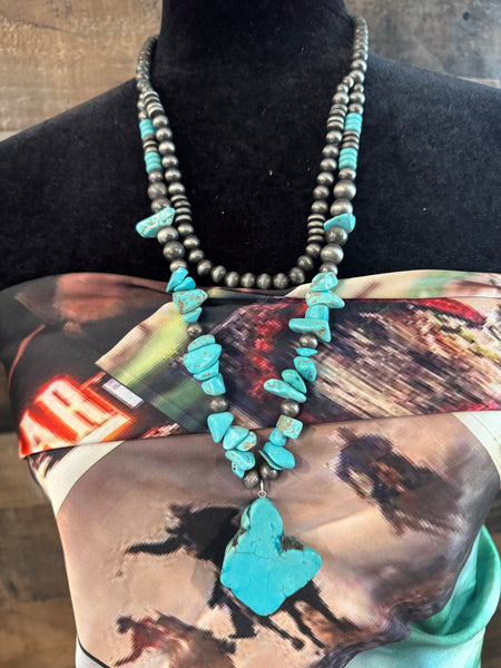 Layered Stone Necklace