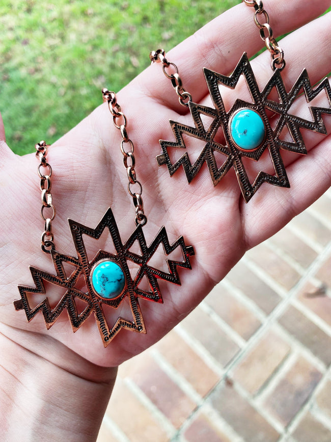 Southwestern Necklace - Copper