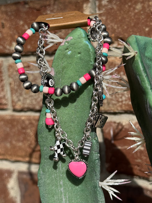 Cowgirl Charm Bracelet Set