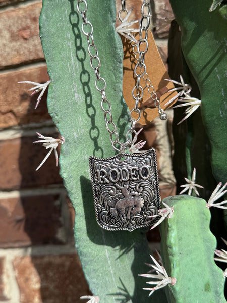 Large Rodeo Pendant Necklace