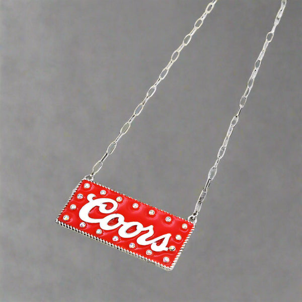 Glitzy Beer Necklace