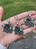 Howdy Rhinestone Necklace