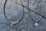 Western Checker Pendant Choker