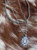 Southwestern Pendant Layered Necklace