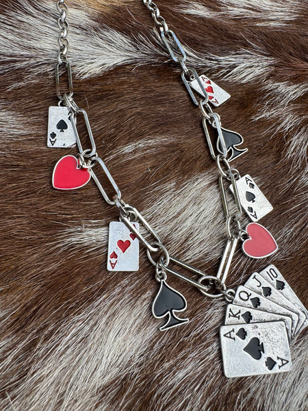 Casino Card Necklace