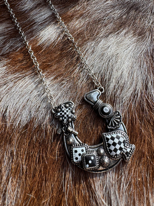 Punchy Horseshoe Necklace
