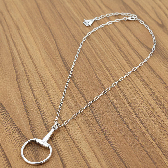 The Snaffle Bit Pendant Necklace - 2 Colors