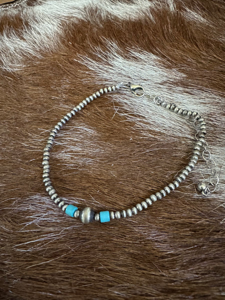 Western Beaded Anklet - 2 Options