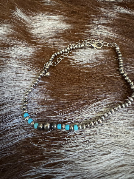 Western Beaded Anklet - 2 Options