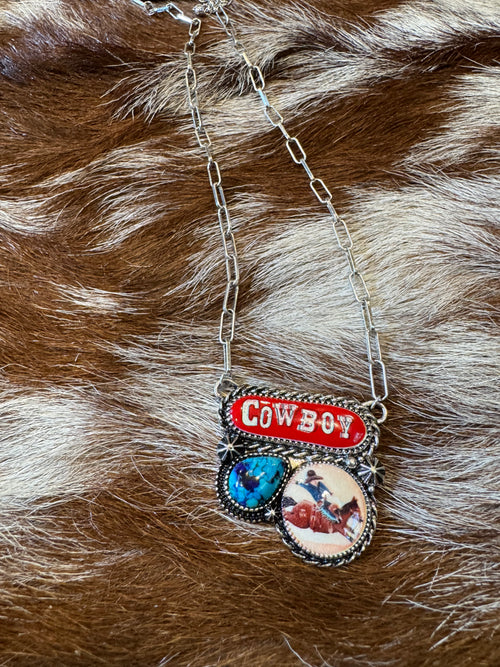 The "Rodeo Queen" Cowboy Statement Necklace