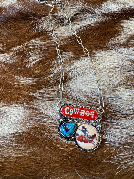 The "Rodeo Queen" Cowboy Statement Necklace