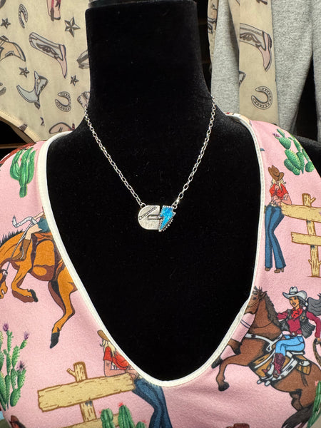 The "Truck Lightning" Western Statement Necklace