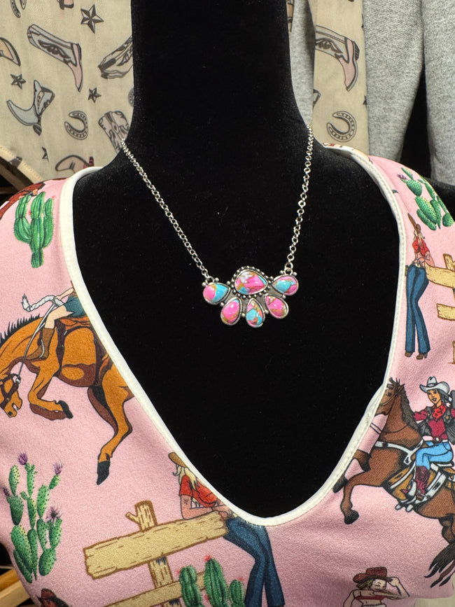 The "Painted Desert" Mojave Statement Necklace