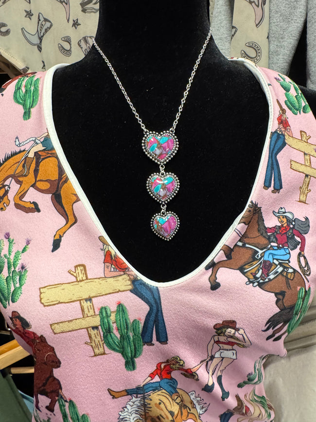 The "Sweetheart Desert" Tiered Necklace