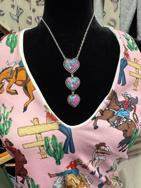 The "Sweetheart Desert" Tiered Necklace