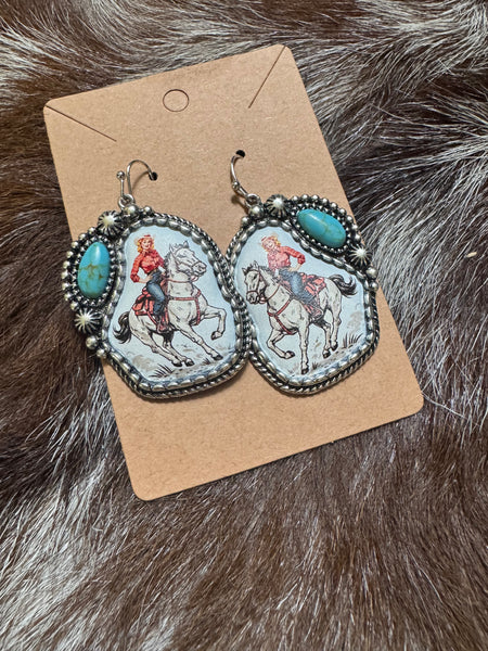 Sunset Cowboy Bar Necklace