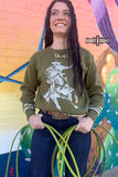 OLIVE Wild & Western Sweater