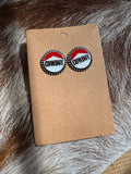 Round Cowboy Stud Earrings