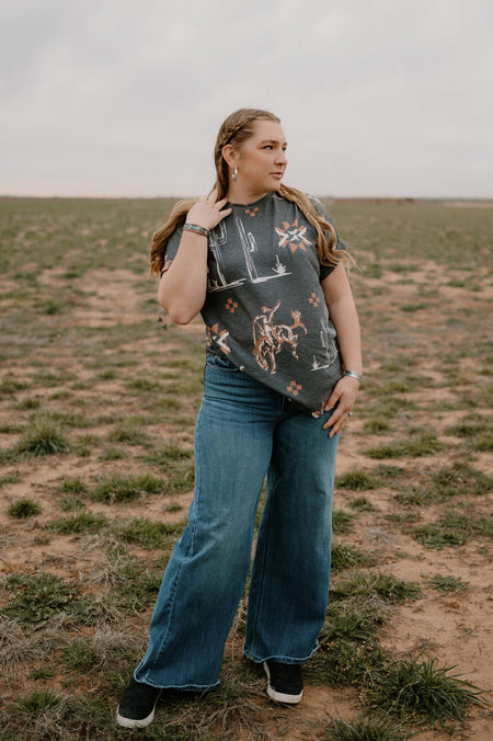 Las Vegas Pink Rodeo Graphic Tee