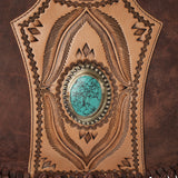 Sedona Tassle Bag - Oiled Ruby Leather