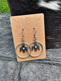 Thunderbird Circle Earrings
