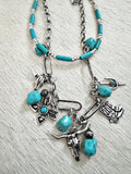 2 Pc. Western Bull Necklaces