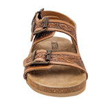 Dixon Trails Hand-Tooled Sandals