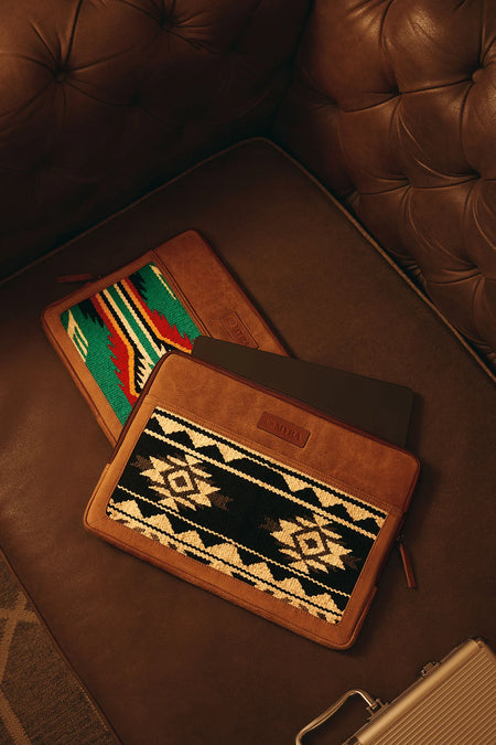 Bloomin' Steer Hand-Tooled Leather Bag