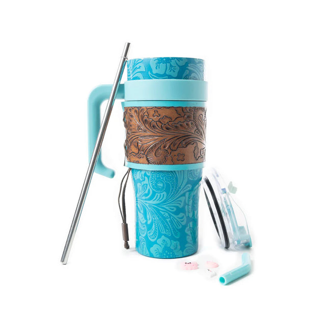 Wide Wyoming Tumbler - Blue