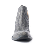 Moonlight on the Mesa Booties In Crackle Black