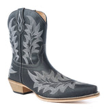 Desert Pearl Ankle Boots in Coal Black