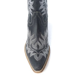 Desert Pearl Ankle Boots in Coal Black