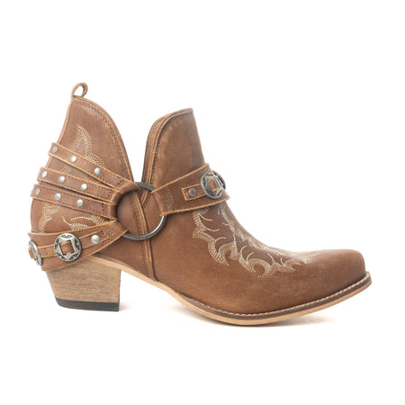 Tentor Western Leather Booties