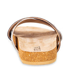 Myra Nevada Handtooled Leather Flats for Women - Double-Strap Sandals with Cushioned Cork Sole for Rodeo Chic Comfort