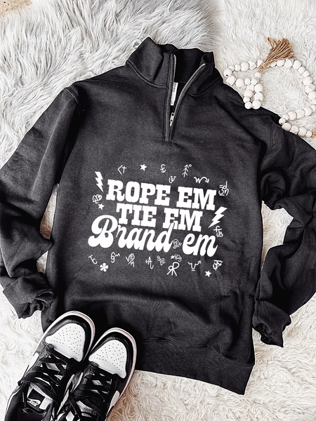 Cowgirl Rider Graphic Sweatshirt