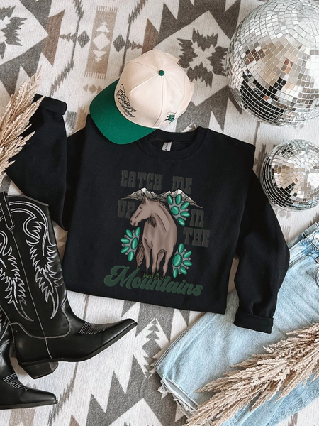 Cowgirl Rider Graphic Sweatshirt