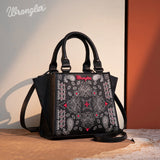 Wrangler Paisley Mini Satchel/Crossbody - Black